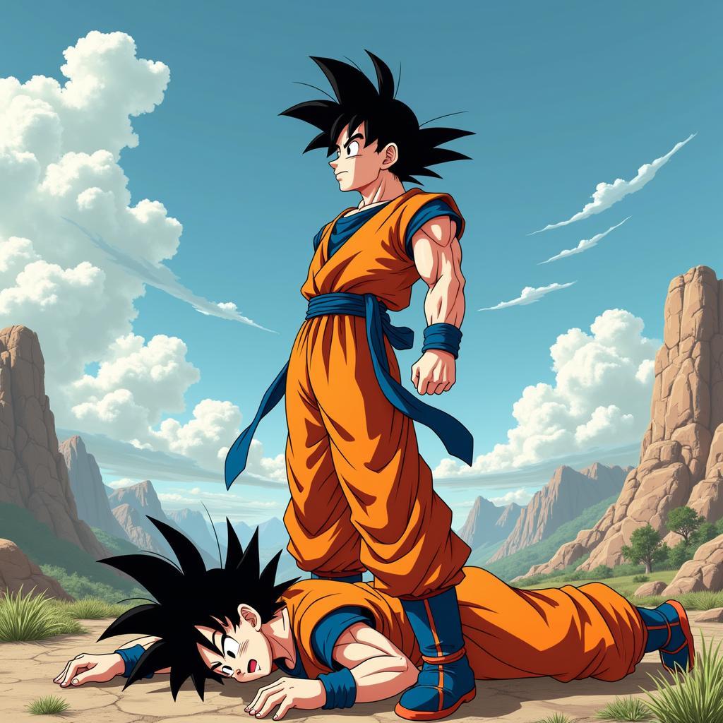 Goku's triumph