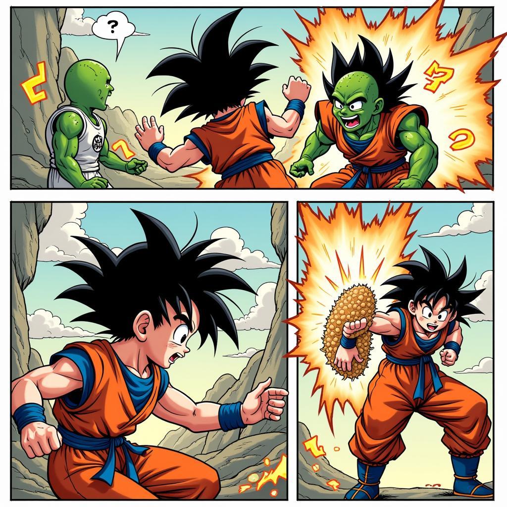 Goku's surprise tactic