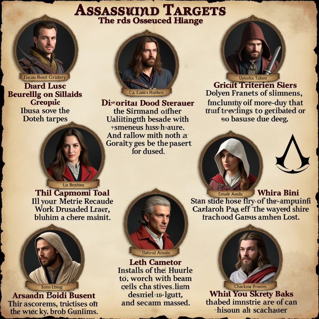 Chín Mục Tiêu Ám Sát Trong Assassin's Creed