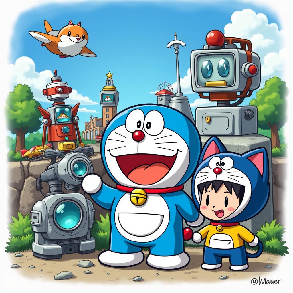 Doraemon and Nobita