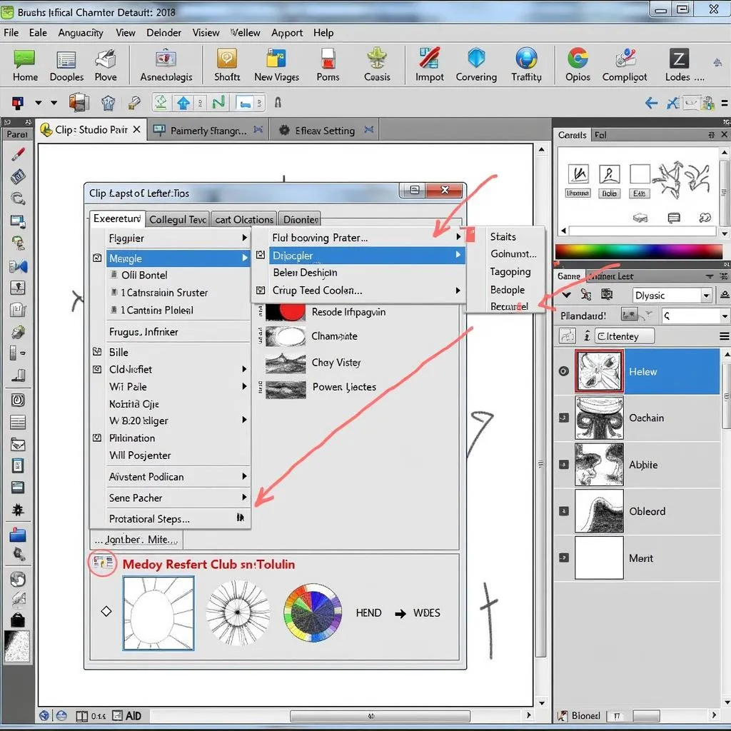 Clip Studio Paint Giao Diện