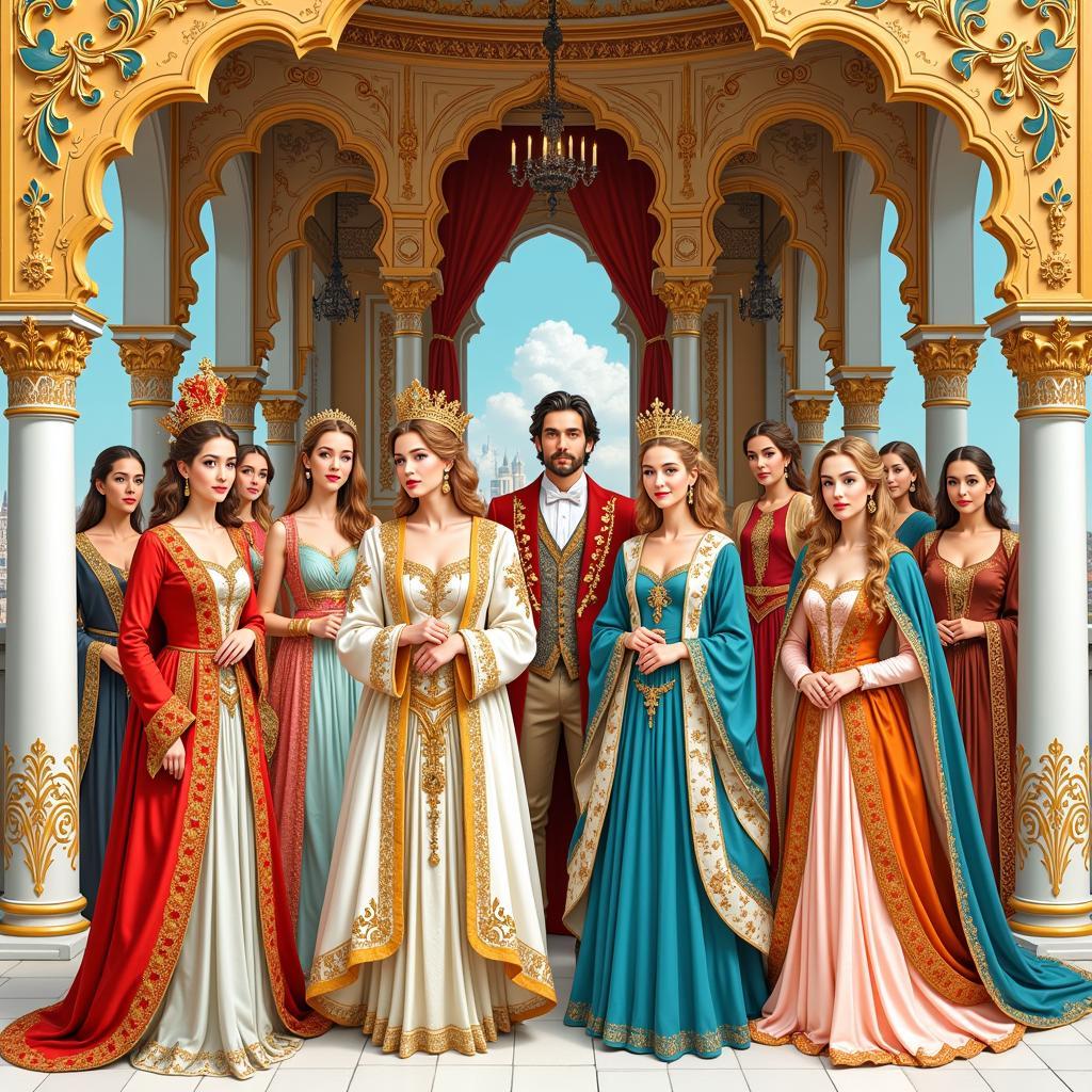 Royal Life Depiction