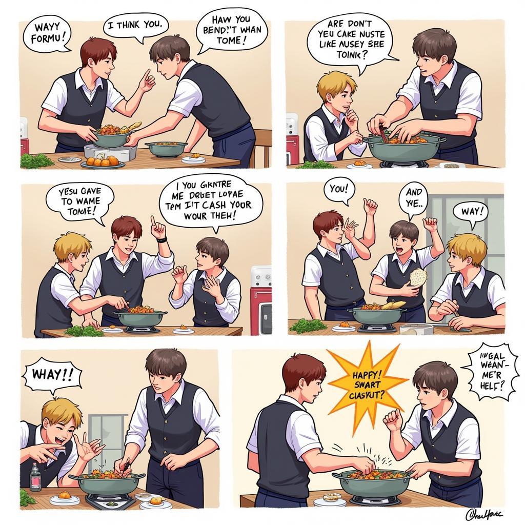 Đọc truyện BTS comic hài hước