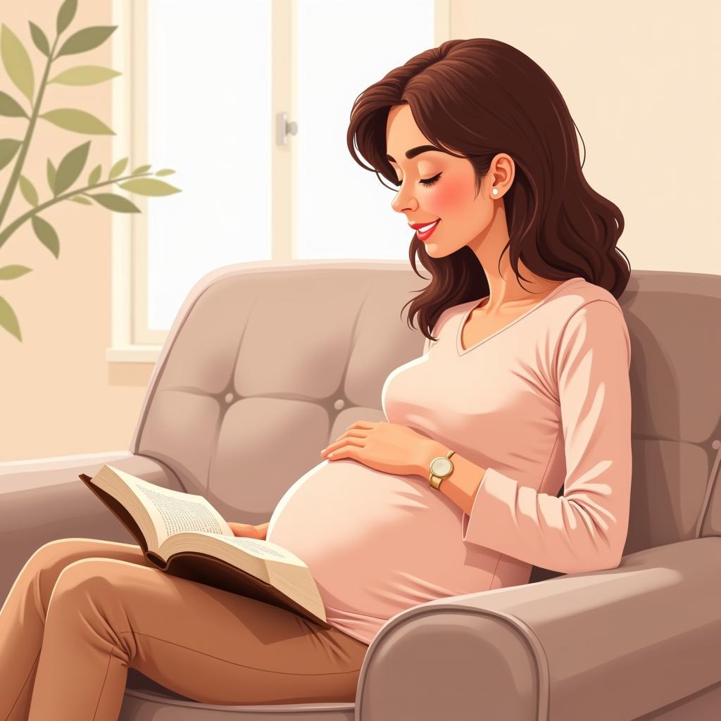 Reading to pregnant women