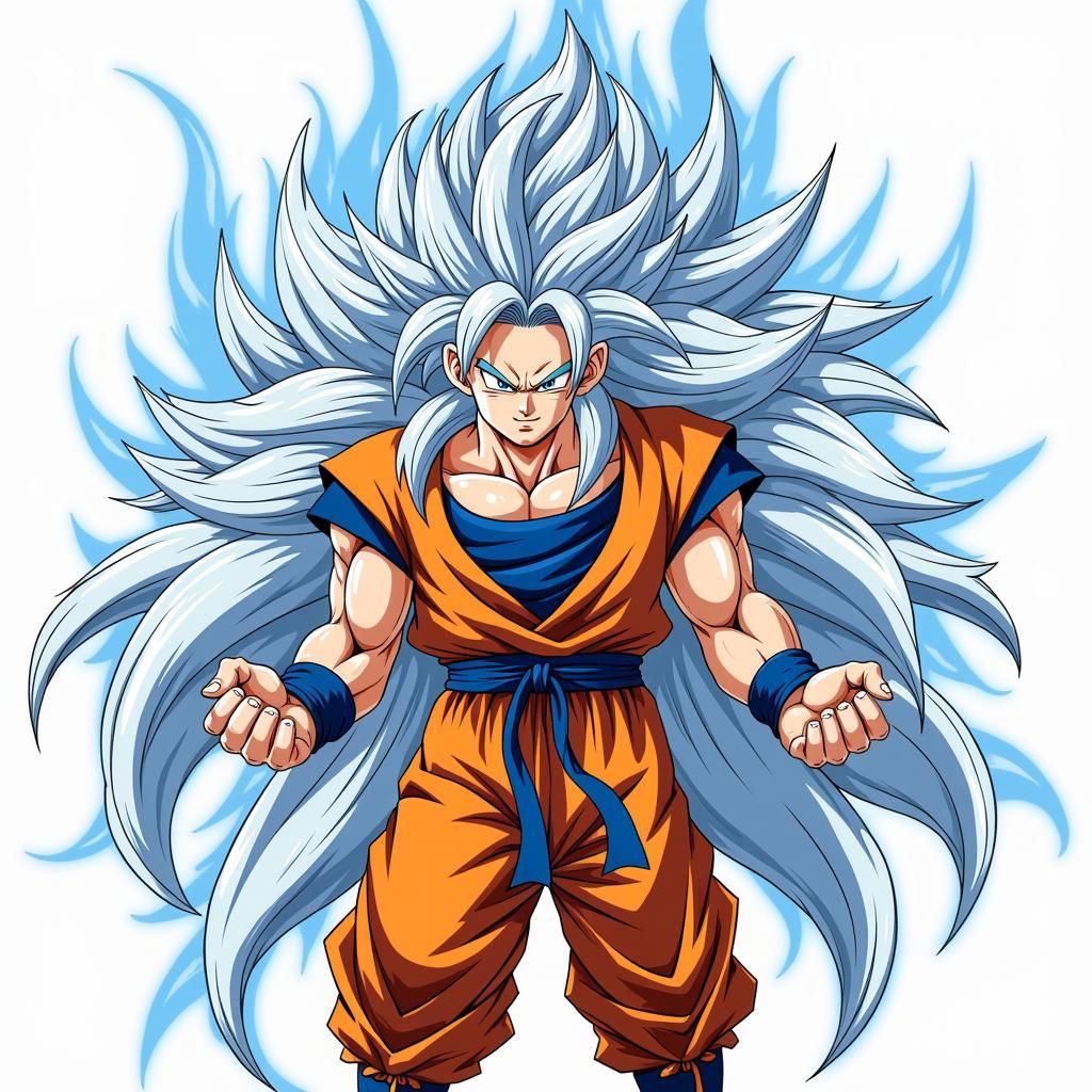 Hình ảnh Super Saiyan 5 trong Dragon Ball AF