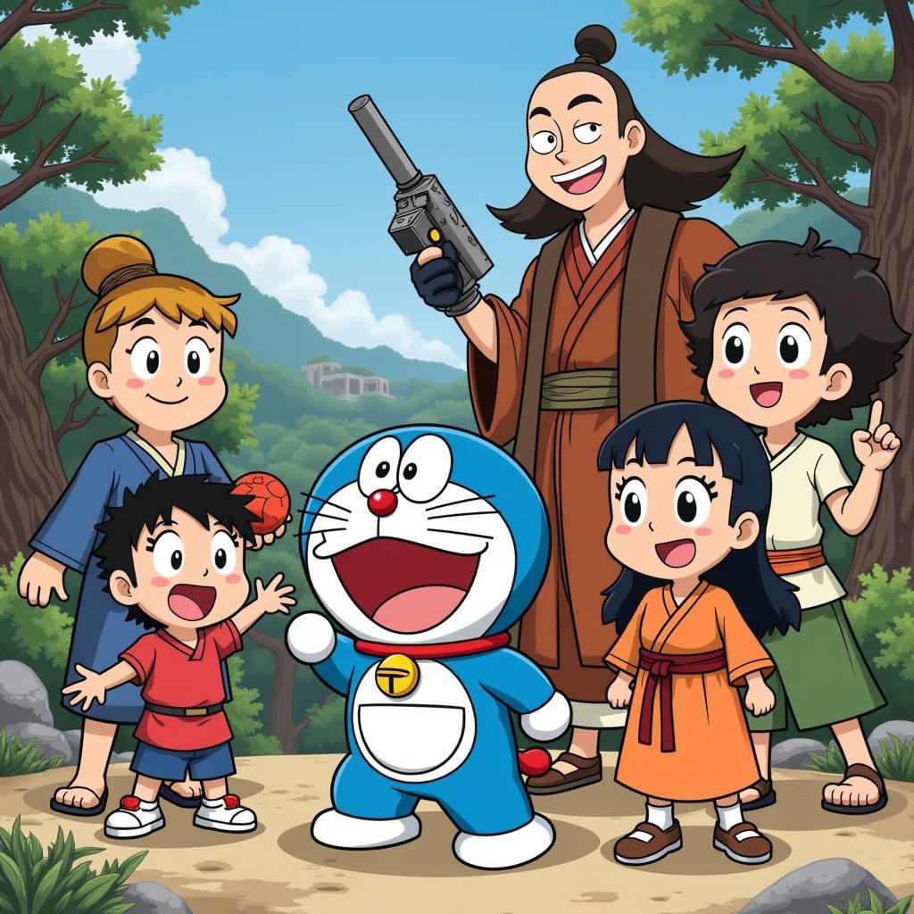 Doraemon và nhóm bạn phiêu lưu trong thế giới Tây Du Ký