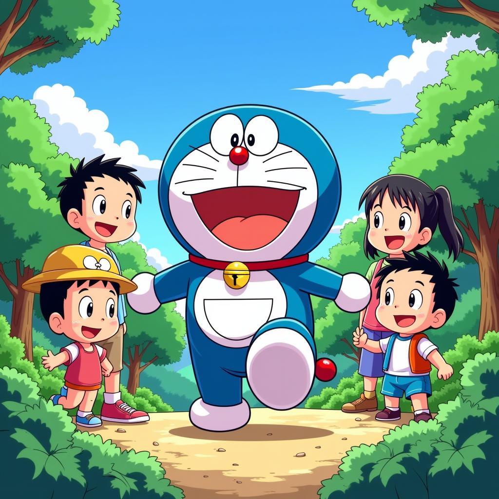 Doraemon và nhóm bạn trong chuyến phiêu lưu