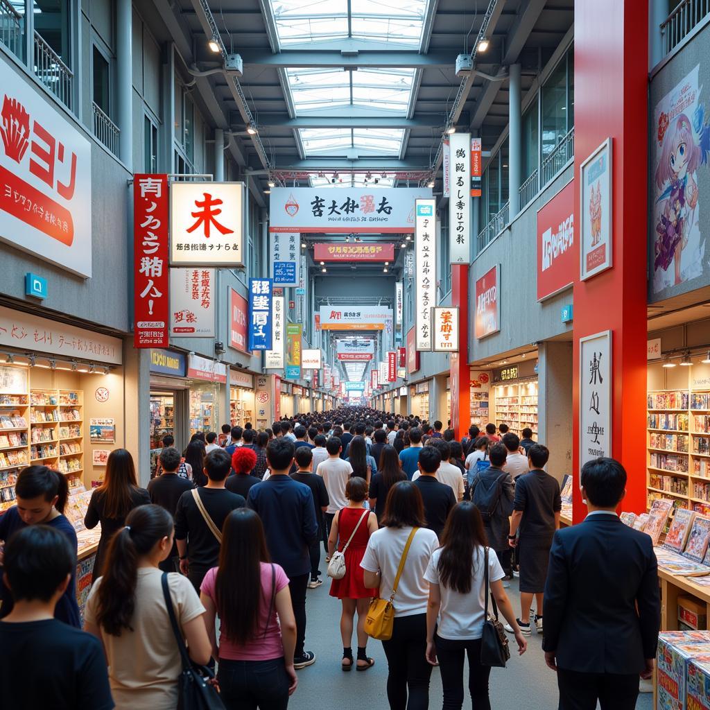 Modern Japanese manga fair