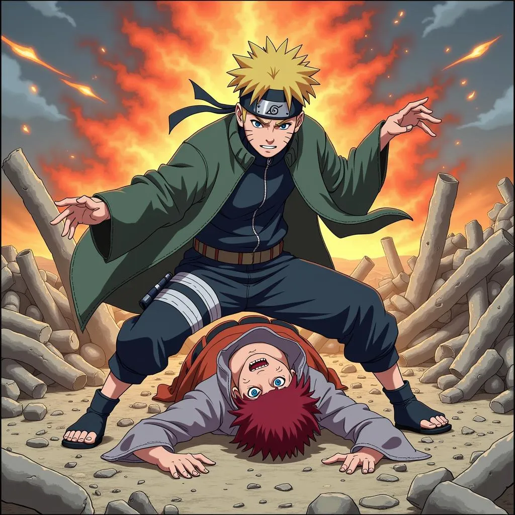 Isshiki bị Naruto đánh bại