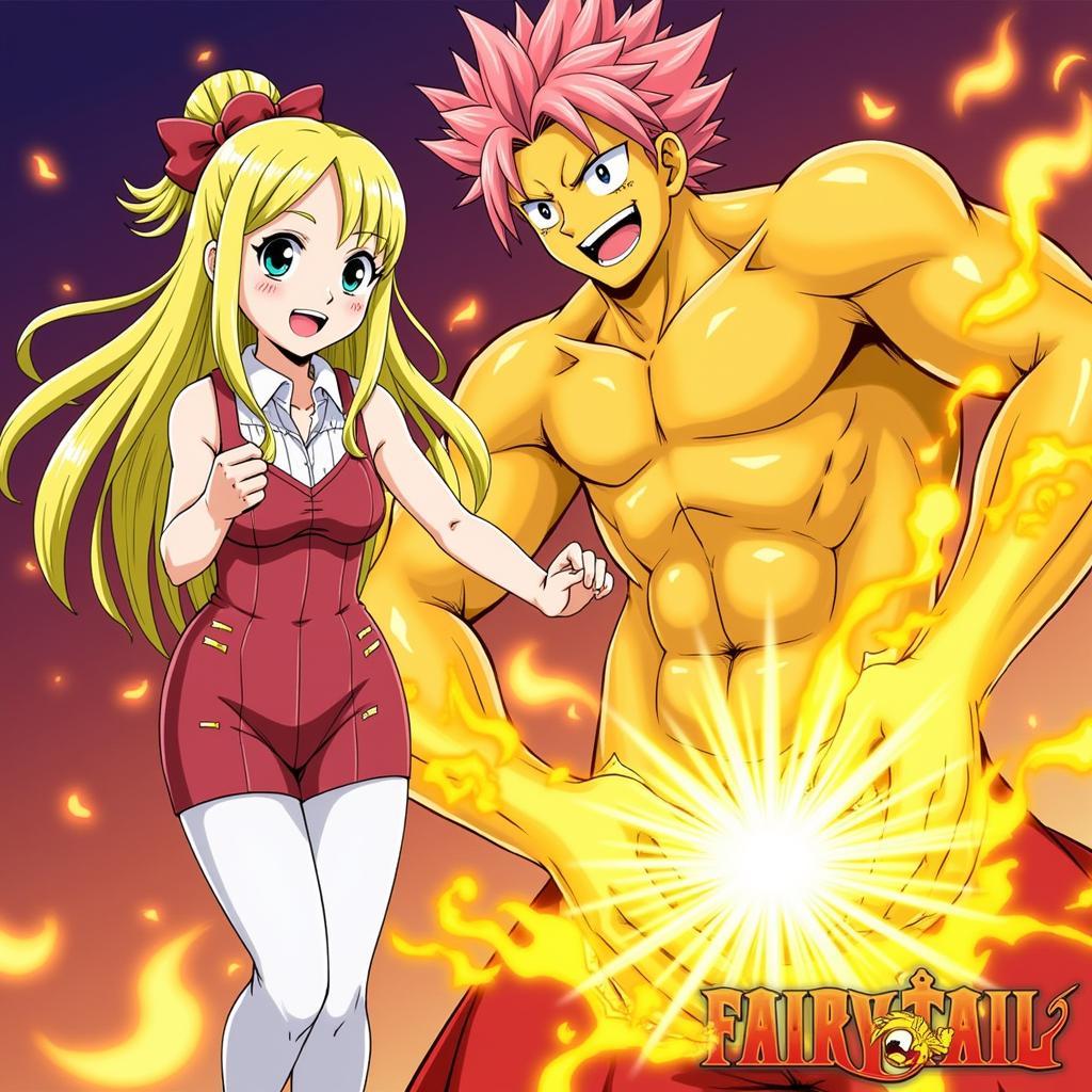 Lucy Heartfilia và Natsu Dragneel