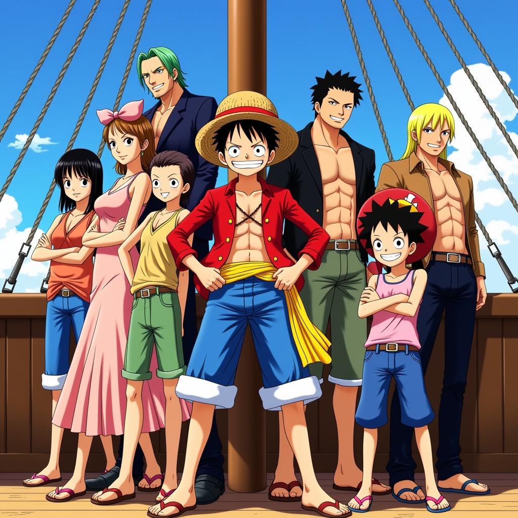 Luffy và đồng đội