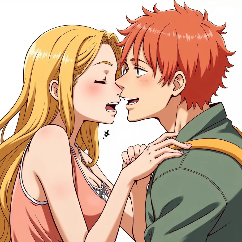 Nami và Sanji trong truyện 18+ One Piece