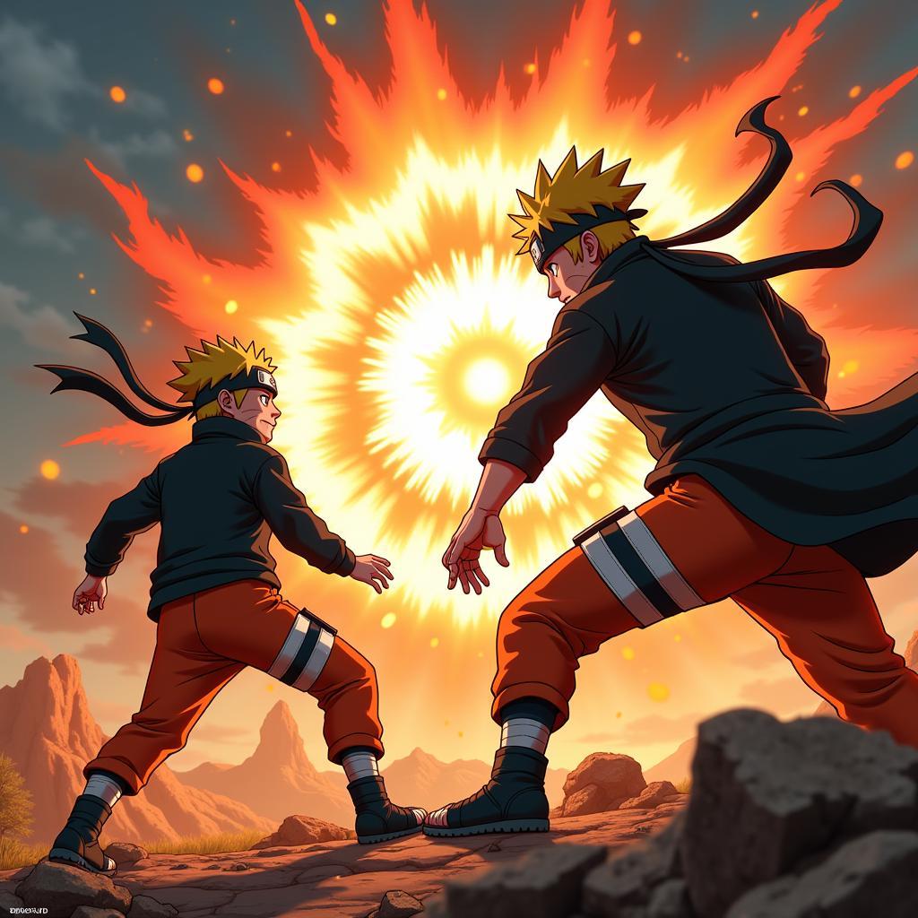 Naruto đối đầu kẻ thù