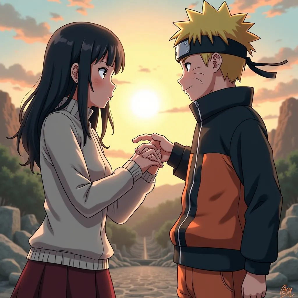 Naruto và Hinata lời tỏ tình