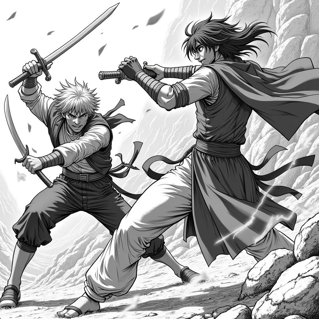 Martial Arts Manga Characters