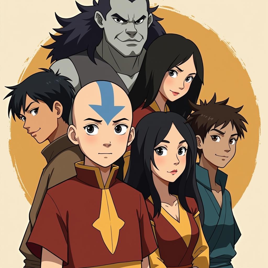 Những nhân vật trong Truyện Avatar The Last Airbender