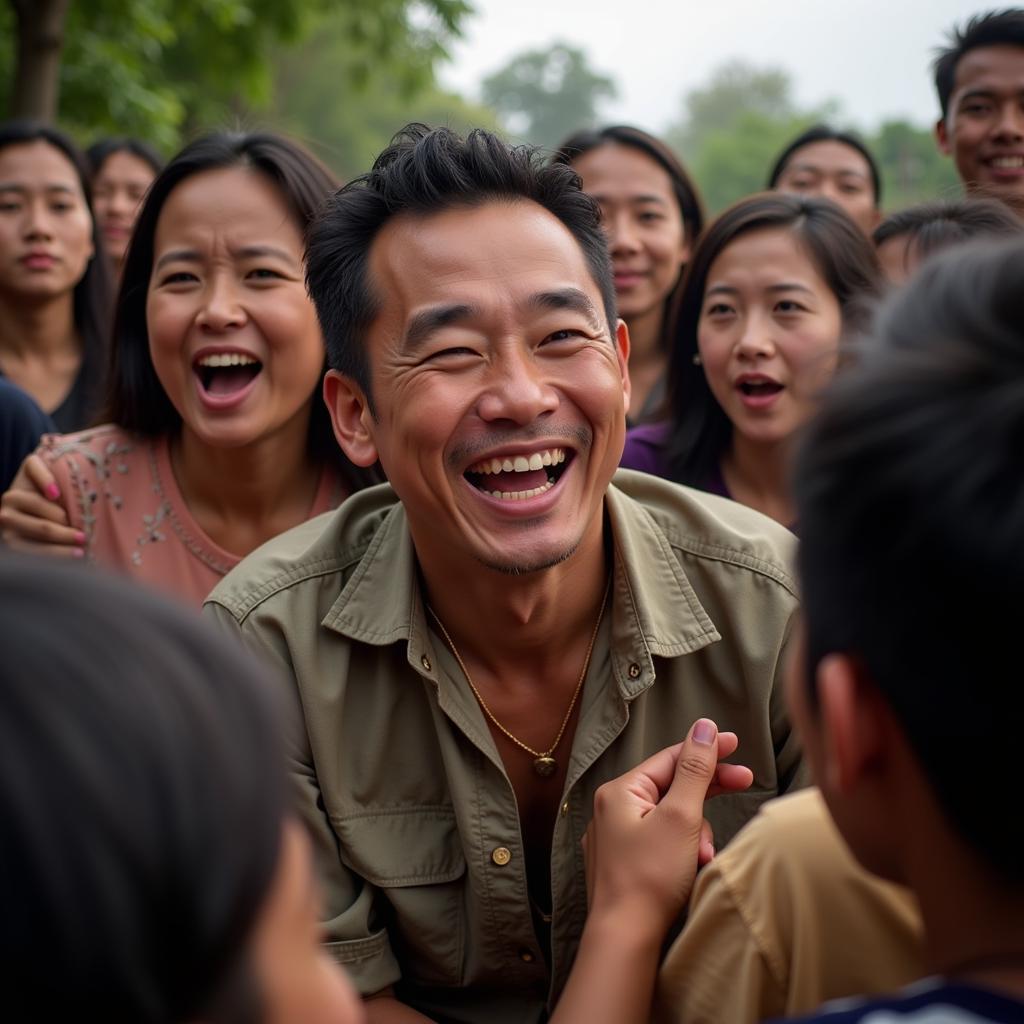 Niềm vui của ông Hai khi nghe tin làng được minh oan