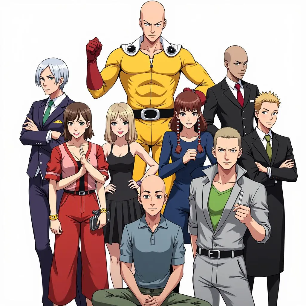 One Punch Man các nhân vật