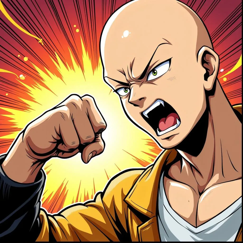 One Punch Man tung cú đấm sát thương