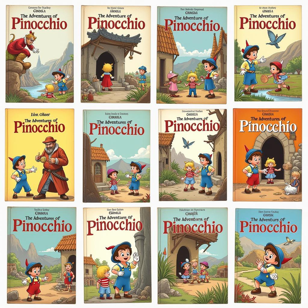 Pinocchio Book Covers