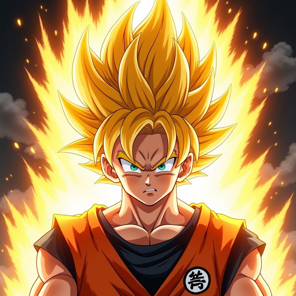 Son Goku biến hình Super Saiyan