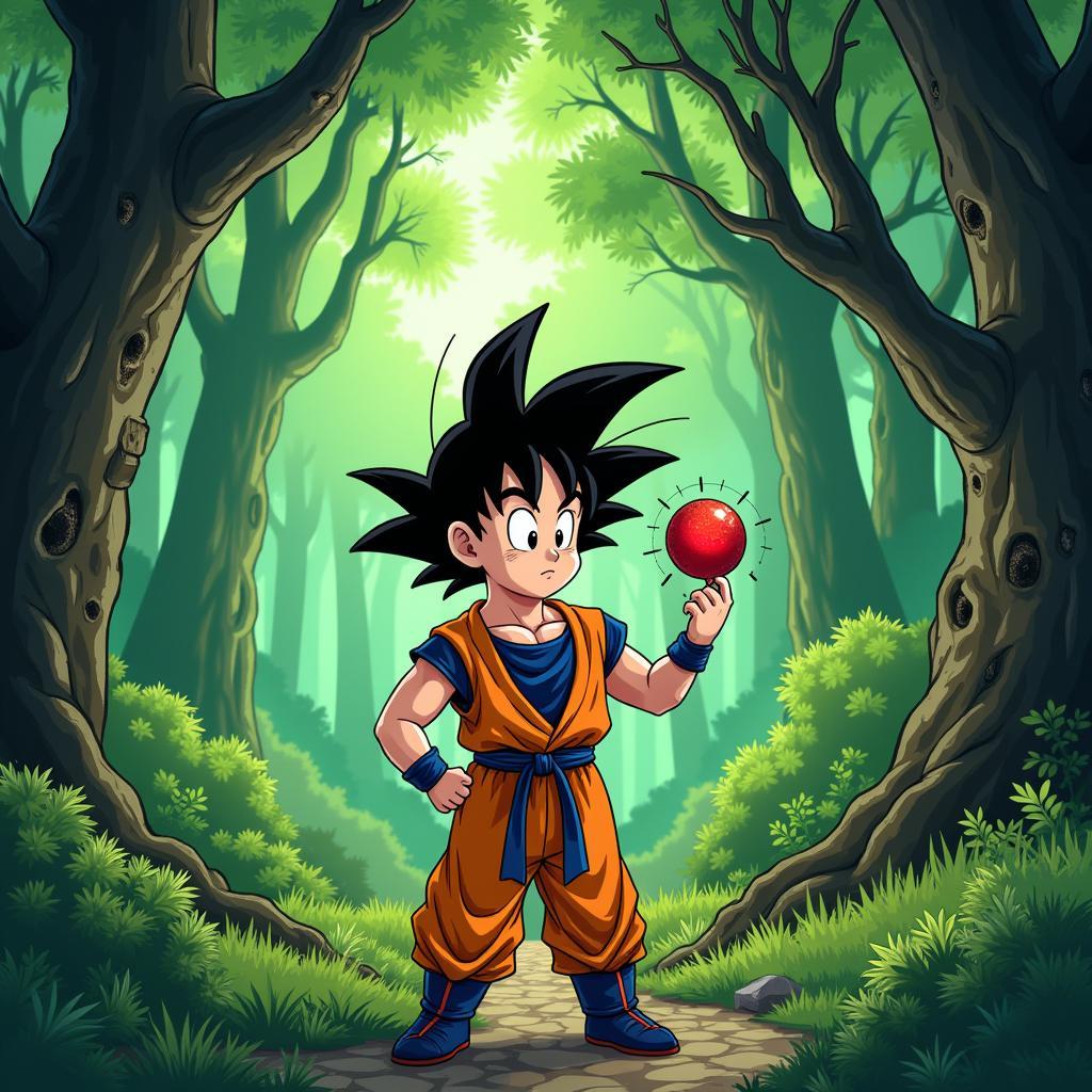 Goku tìm ngọc rồng