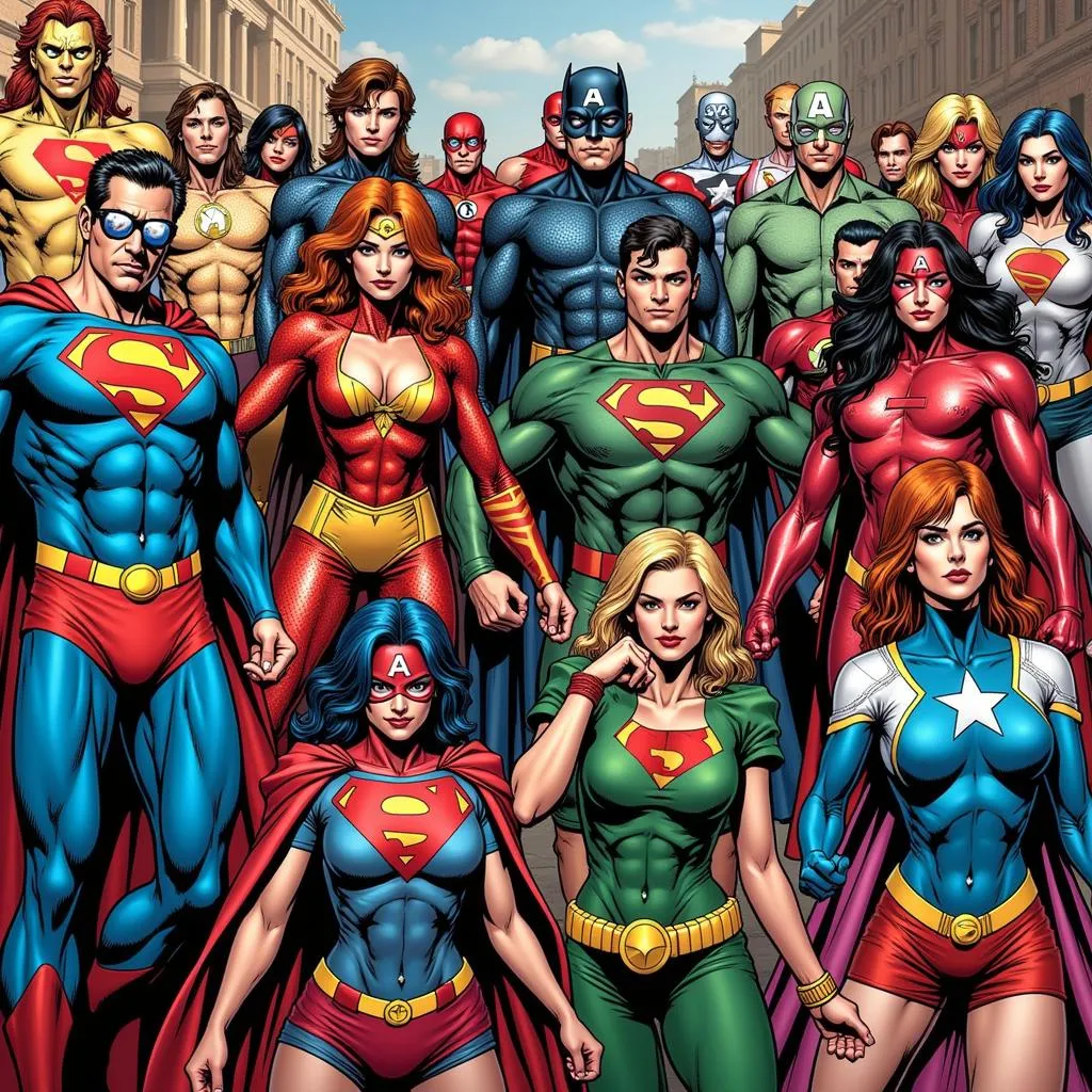 Explore the vast universe of superhero comics