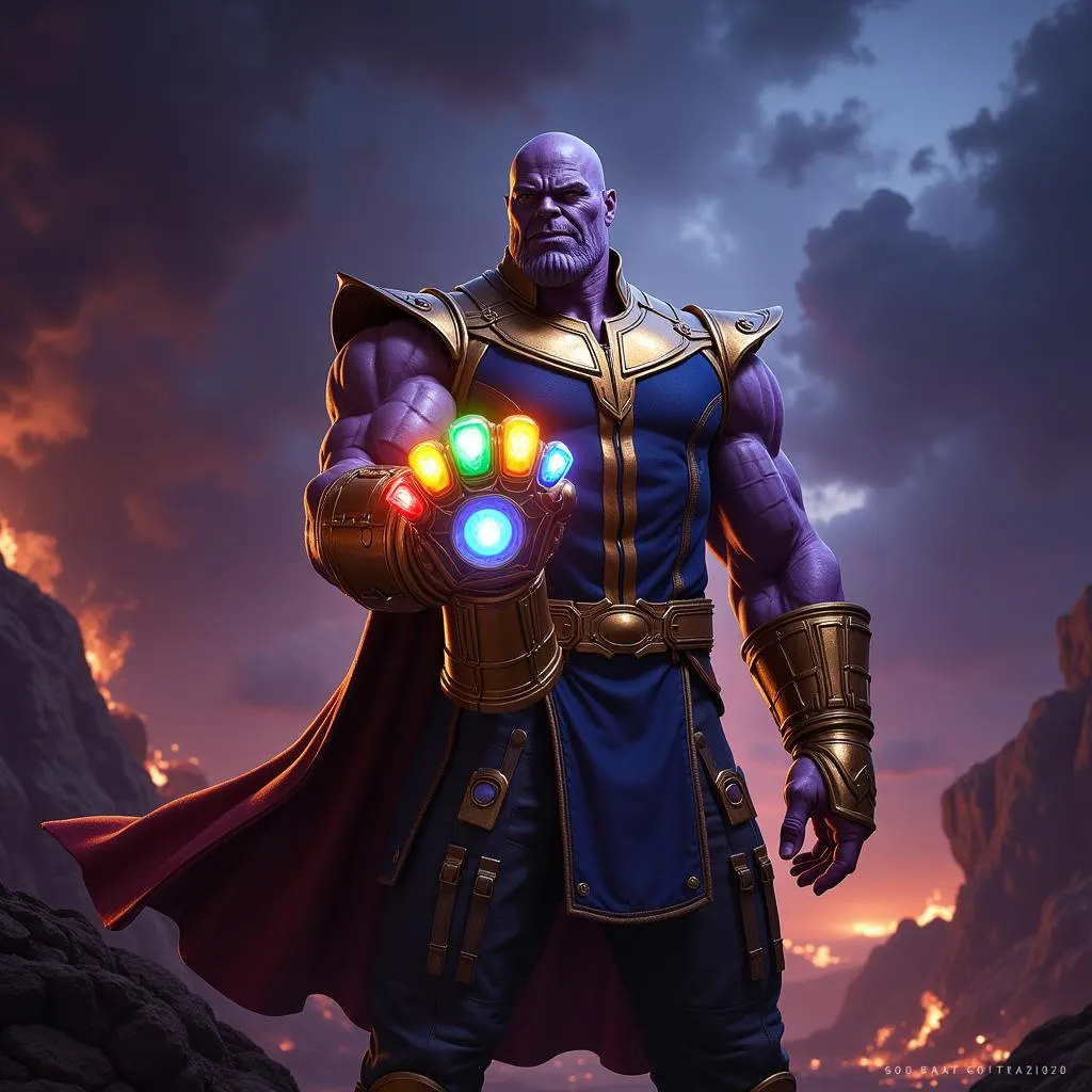 Thanos tập hợp Viên đá Vô cực