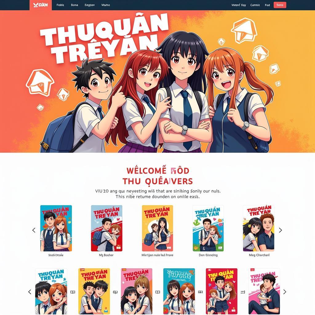 Thu Quán Truyện - Truyện tranh về tuổi học trò