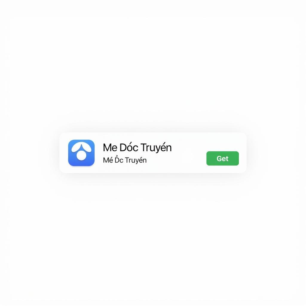 Tìm kiếm ứng dụng Mê Đọc Truyện trên App Store