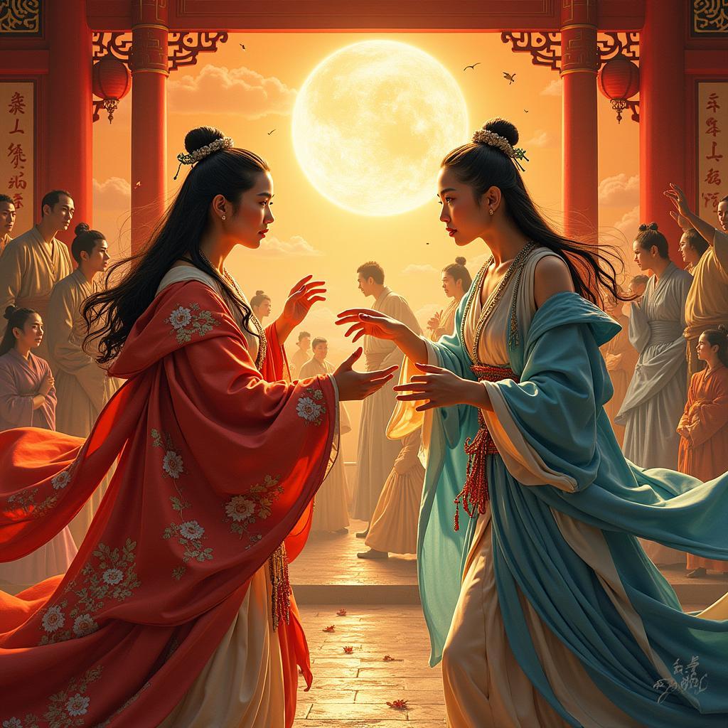 A fierce competition between concubines in ancient China.