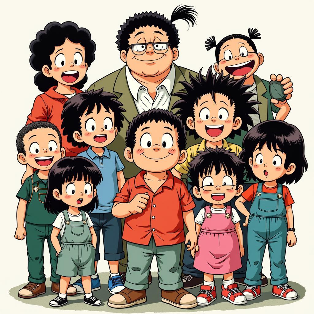 Các nhân vật trong truyện Dr. Slump