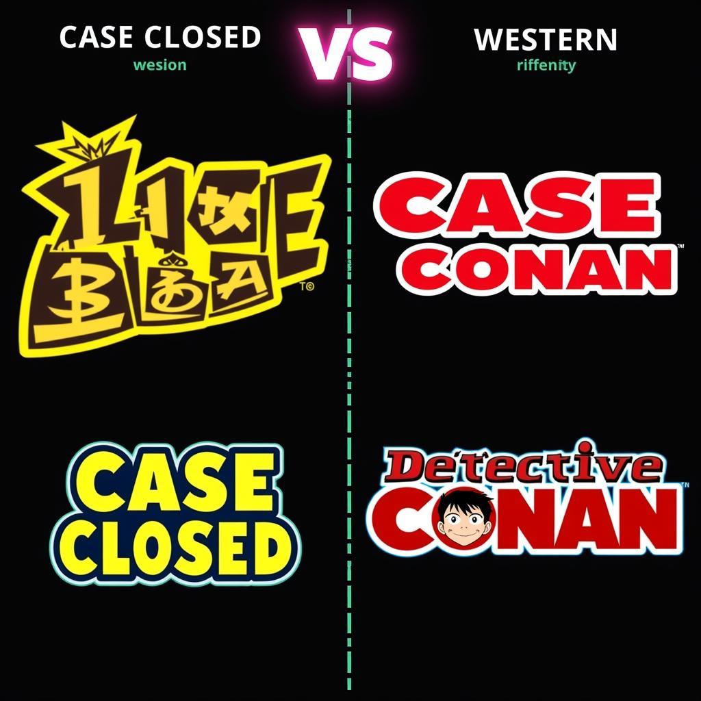 So sánh Case Closed và Detective Conan