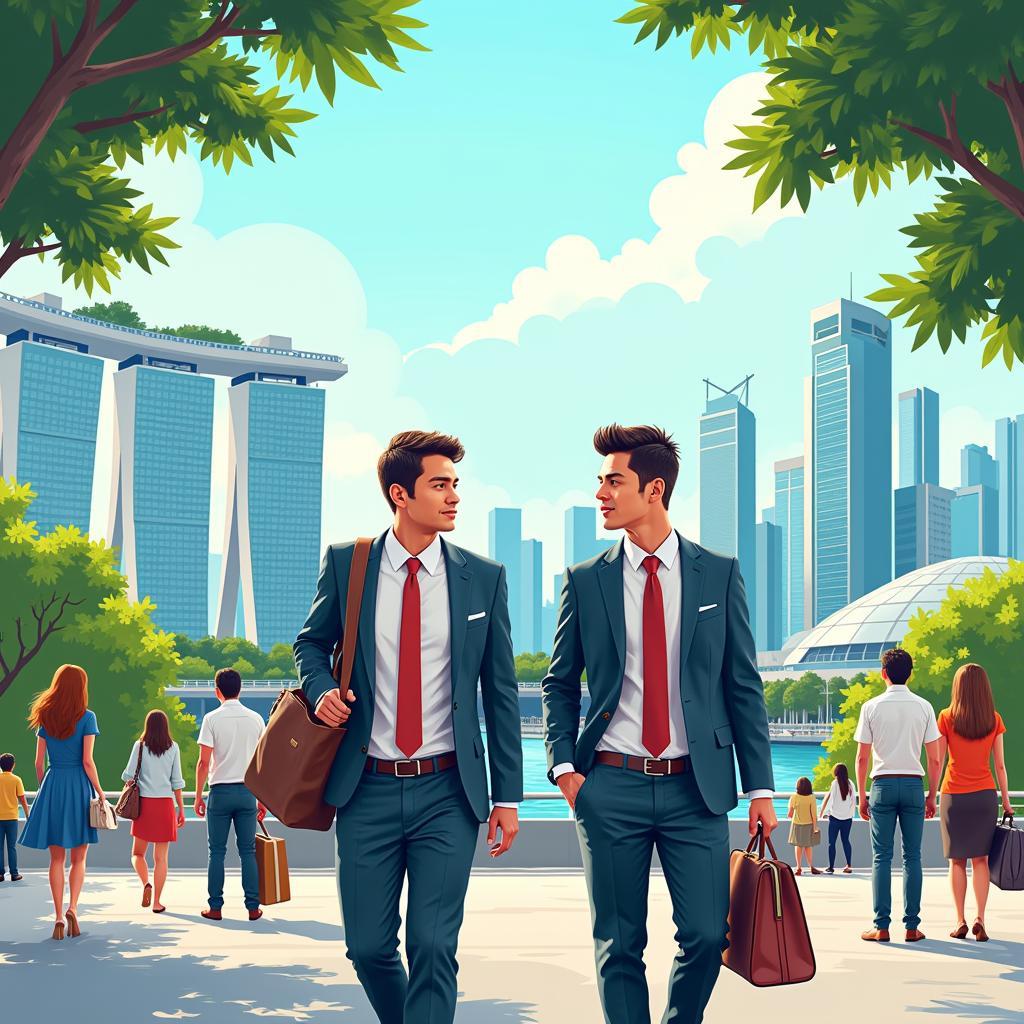 Cuộc sống và công việc tại Singapore