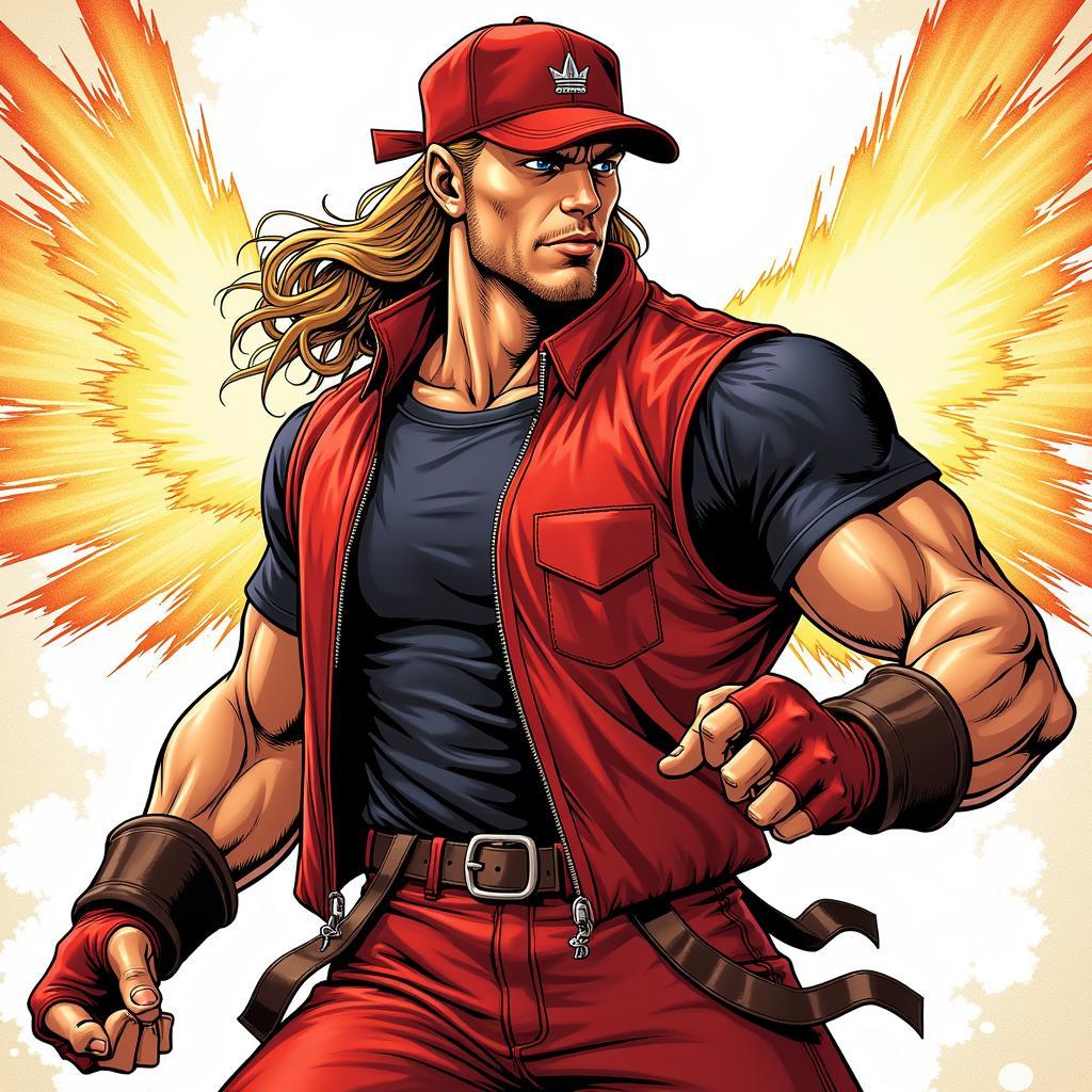 Terry Bogard trong truyện tranh King of Fighter 97