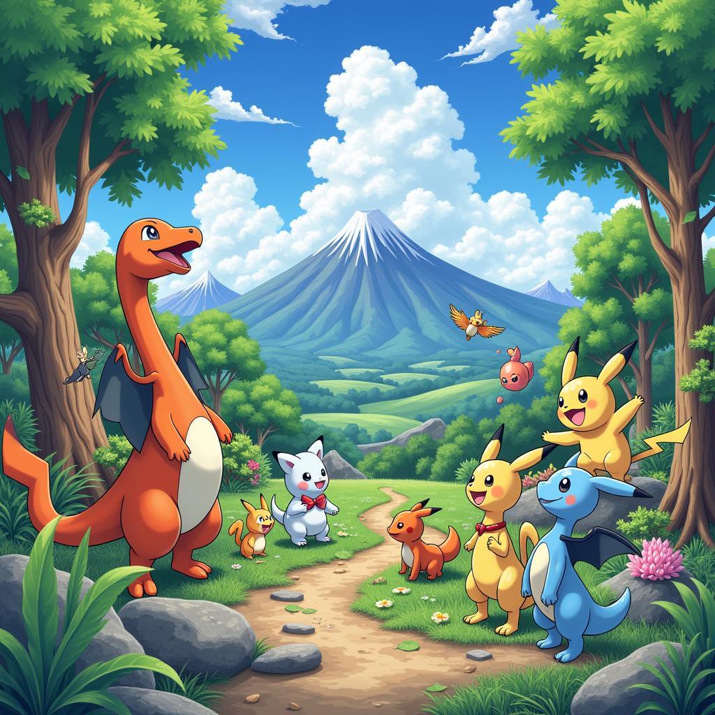 Đọc truyện Pokemon Pippi full: Thế giới Pokemon đa dạng