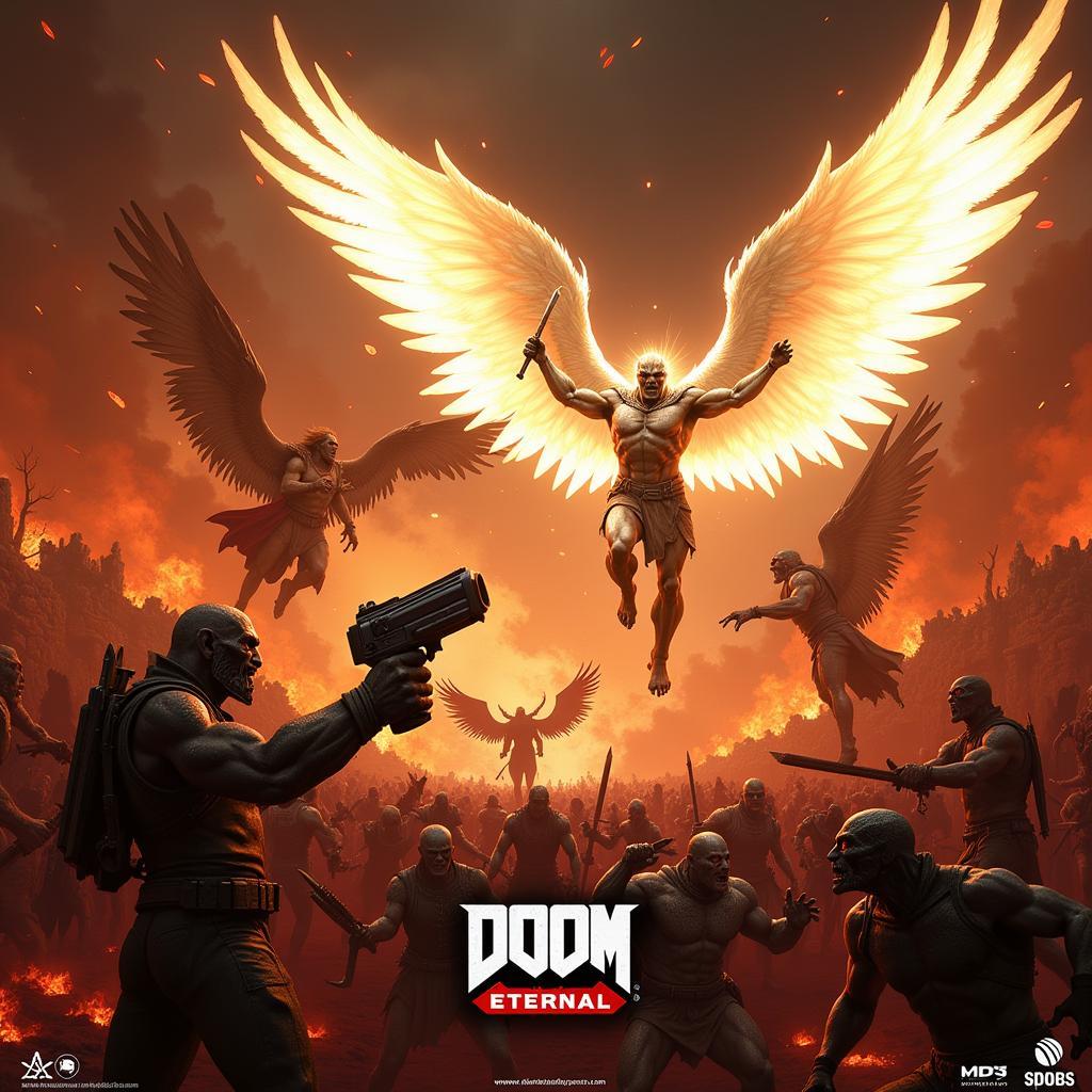 Cuộc Chiến Giữa Thiên Thần Và Ác Quỷ Trong Doom Eternal