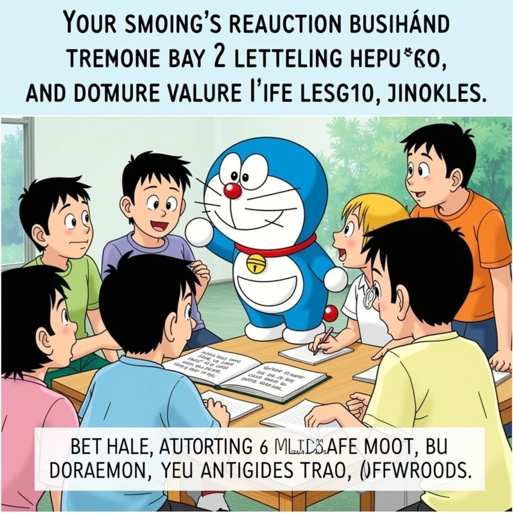 Doraemon truyền tải bài học nhân văn