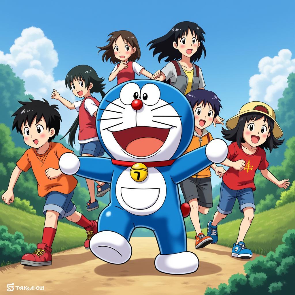 Doraemon và nhóm bạn trong chuyến phiêu lưu