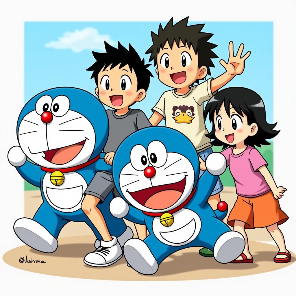 Doraemon truyện dài tập 14 nhóm bạn Nobita