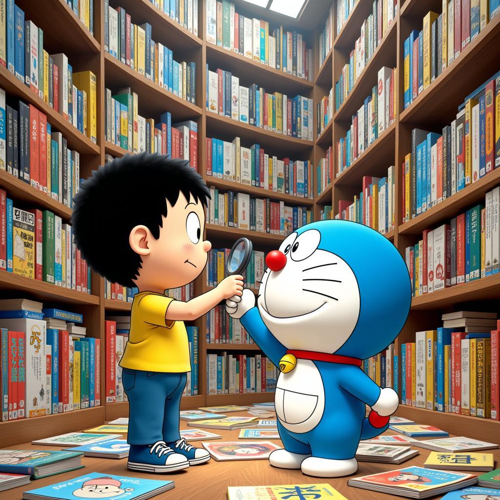 Doraemon và Nobita khám phá thế giới truyện tranh