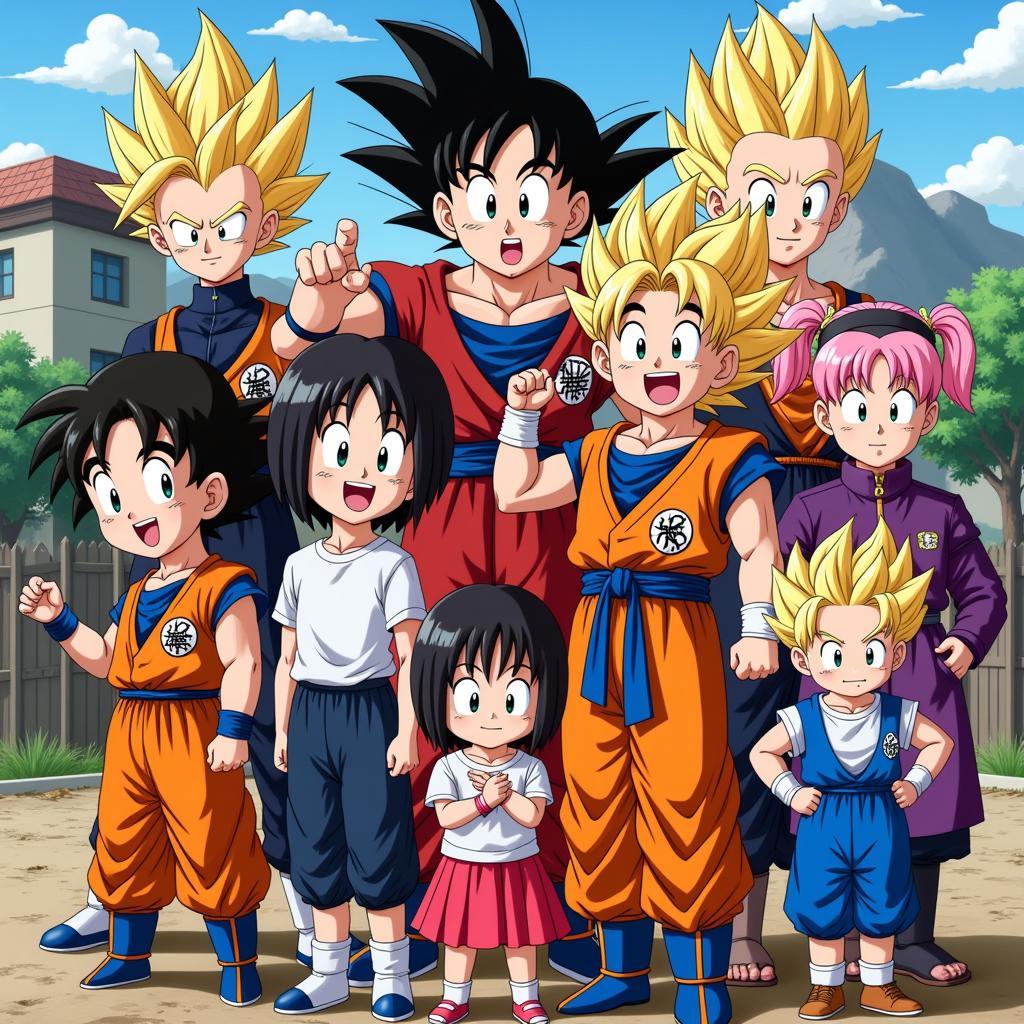 Các nhân vật chính trong Dragon Ball Super Kim Đồng