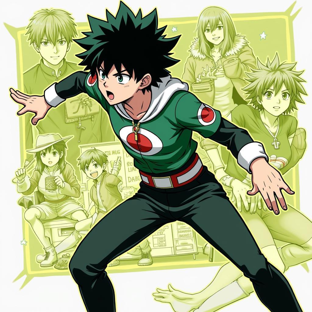 Hành trình anh hùng của Deku trong Boku No Hero