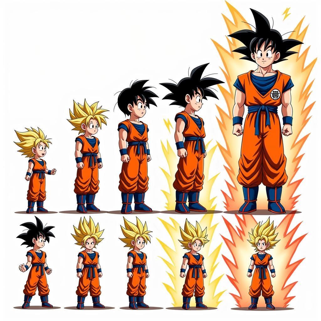 Hành trình trưởng thành của Son Goku trong 7 Viên Ngọc Rồng