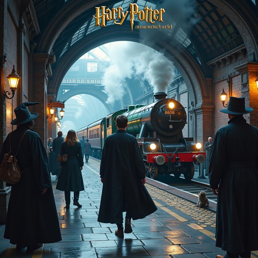 Harry Potter bước vào thế giới phù thủy