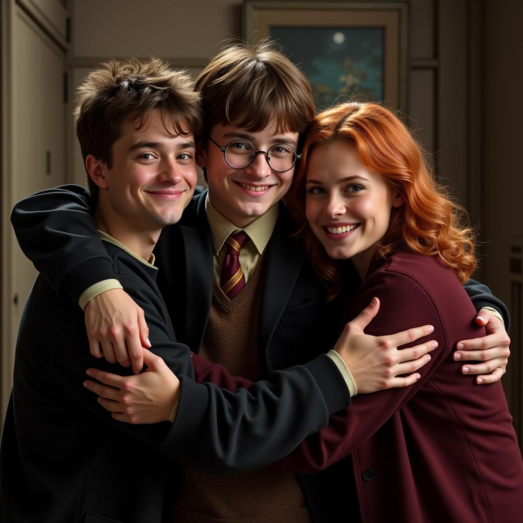 Harry, Ron và Hermione - Tình bạn