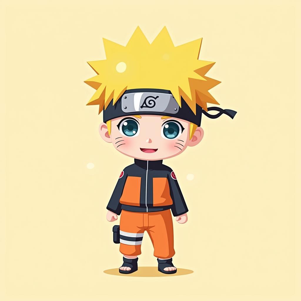 Hình nền truyện tranh chibi Naruto cho máy tính