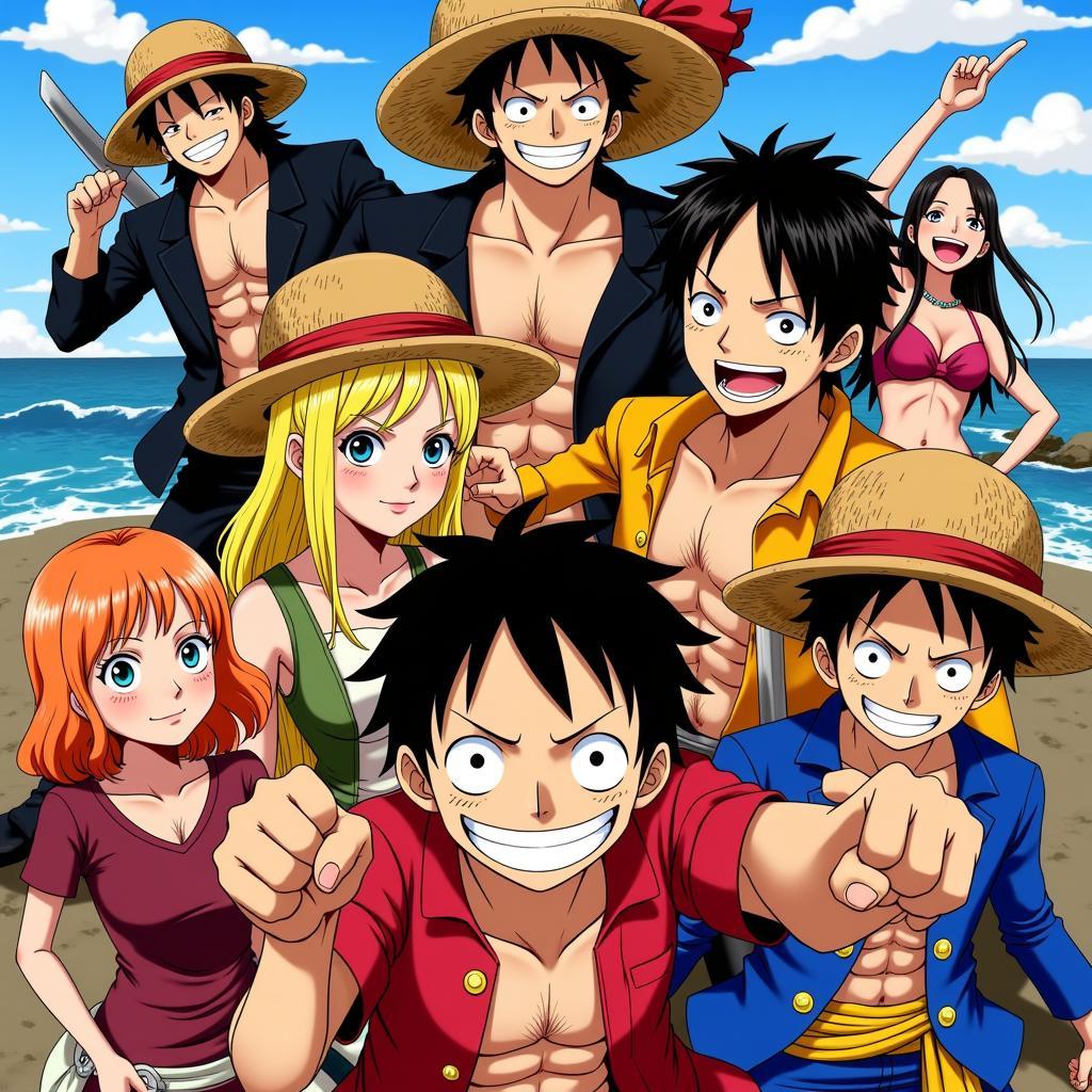 Hình nền truyện tranh One Piece cho máy tính