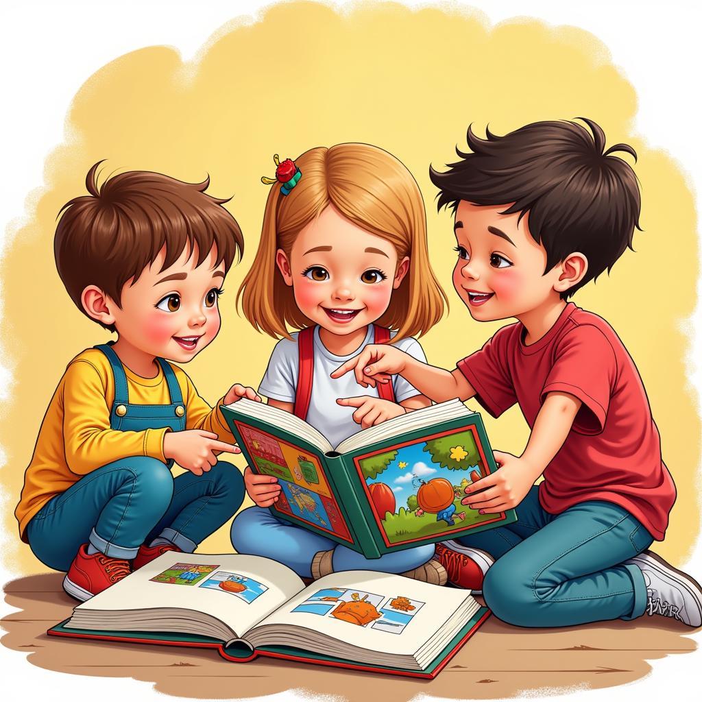 Learning English through comics for children