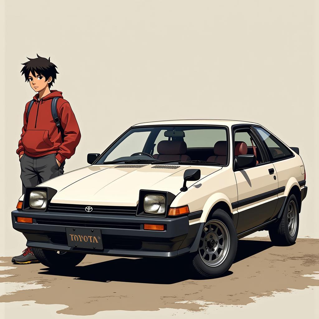 Takumi Fujiwara và chiếc AE86 huyền thoại